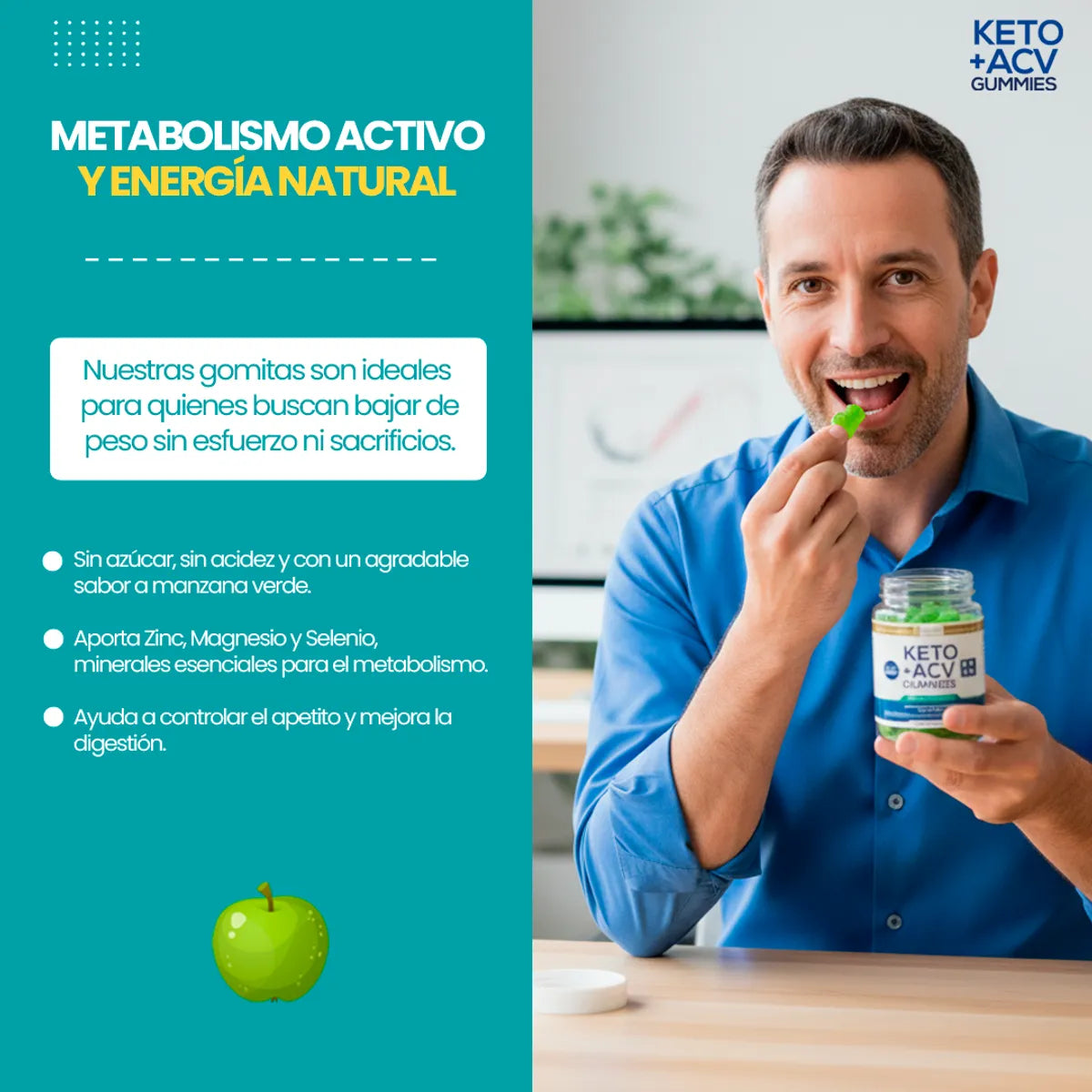 Keto Plus Gomitas Vinagre De Manzana