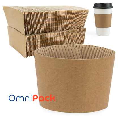 Funda cubre vaso collarín para vaso de papel 8 oz - OmniPack