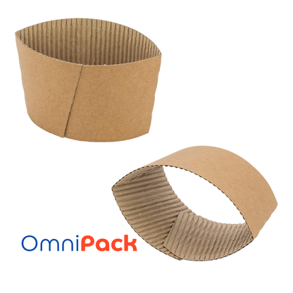 Funda cubre vaso collarín para vaso de papel 8 oz - OmniPack