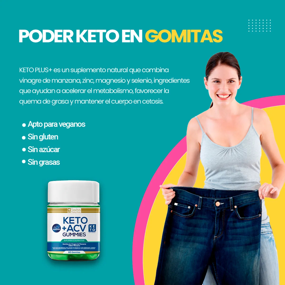 Keto Plus Gomitas Vinagre De Manzana