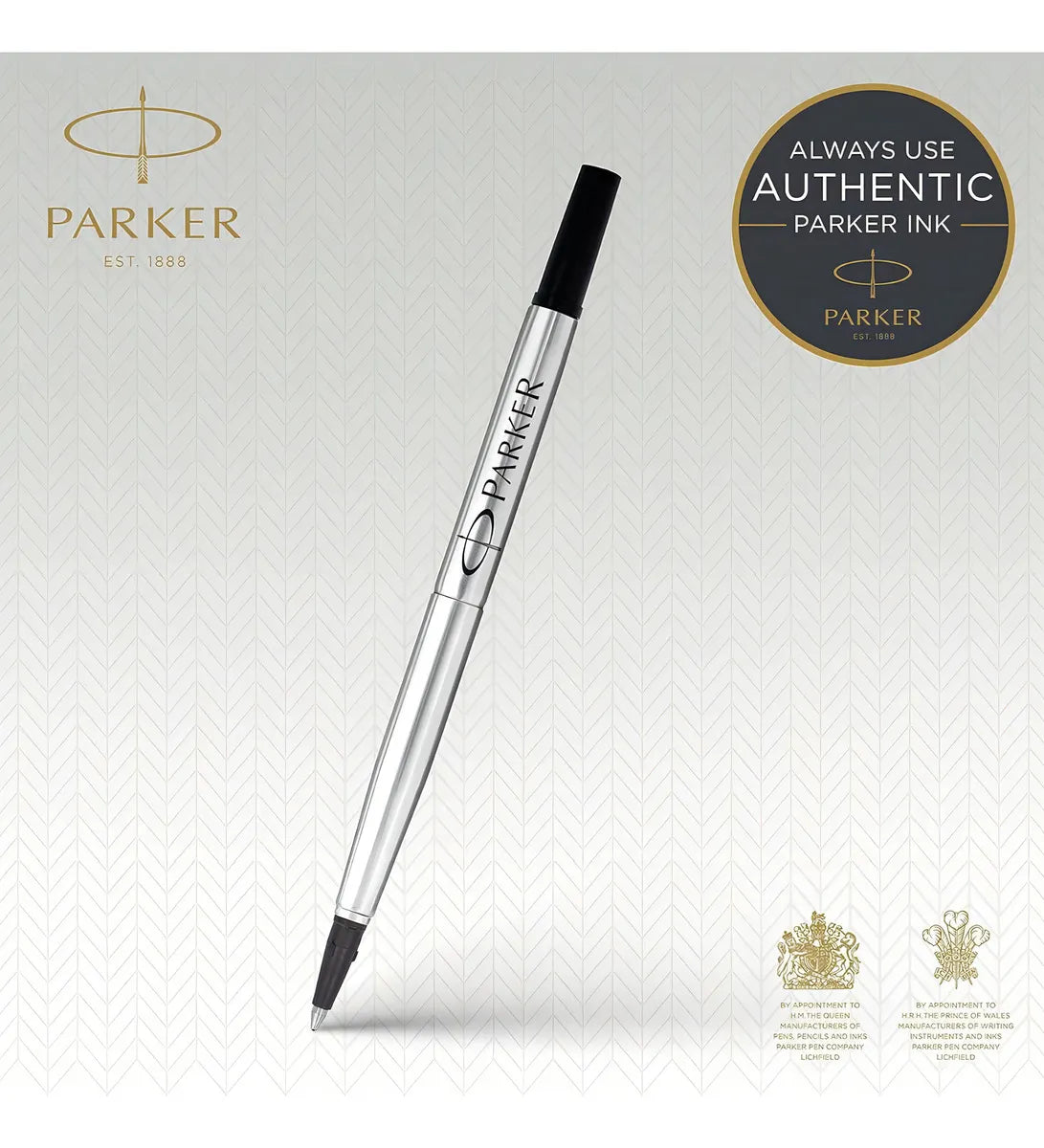 Repuesto Roller Ball Quink 0.5mm Parker Color Negro