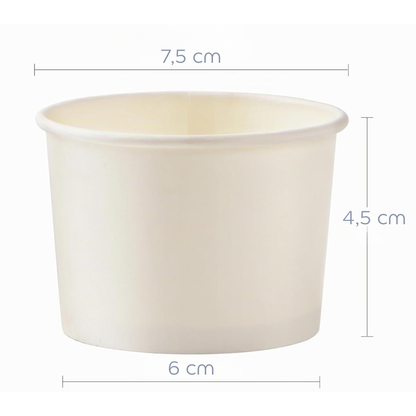 Potes Vasos Desechables Helado Postre 4 oz
