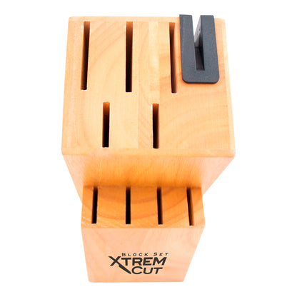 Set Cuchillos 10 Piezas con Afilador Xtrem Cut Block