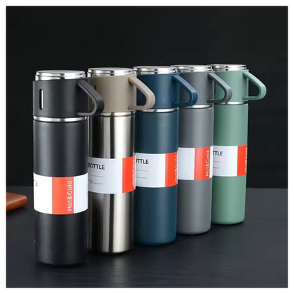 Termo con 2 Tazas Para Bebidas de 500 ml