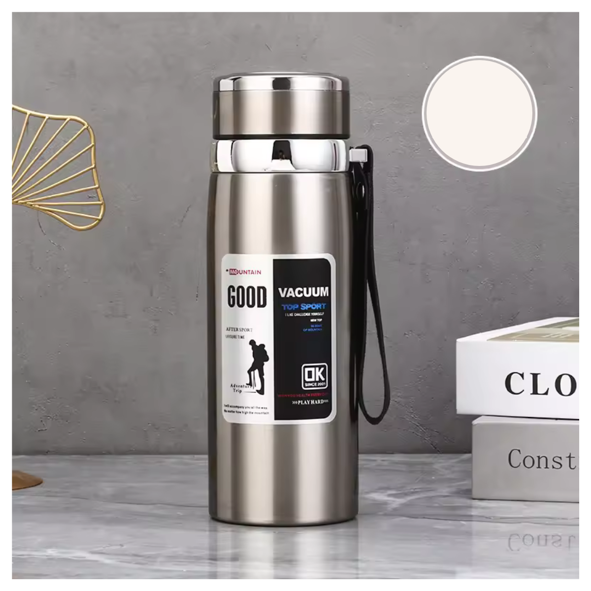 Termo Digital Inteligente Para Camping de 600 ml