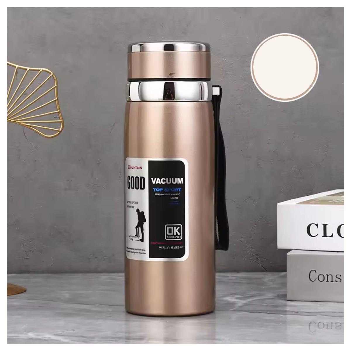 Termo Digital Inteligente Para Camping de 600 ml