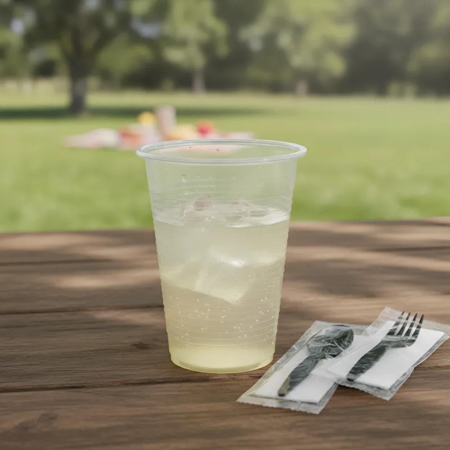 Vaso Plástico Desechable Transparente 500 cc (100 Unidades)