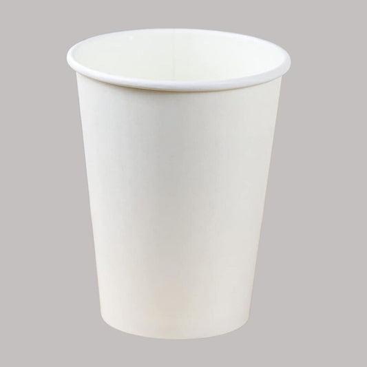 Vaso de polipapel blanco 6 oz para café y bebidas calientes - OmniPack