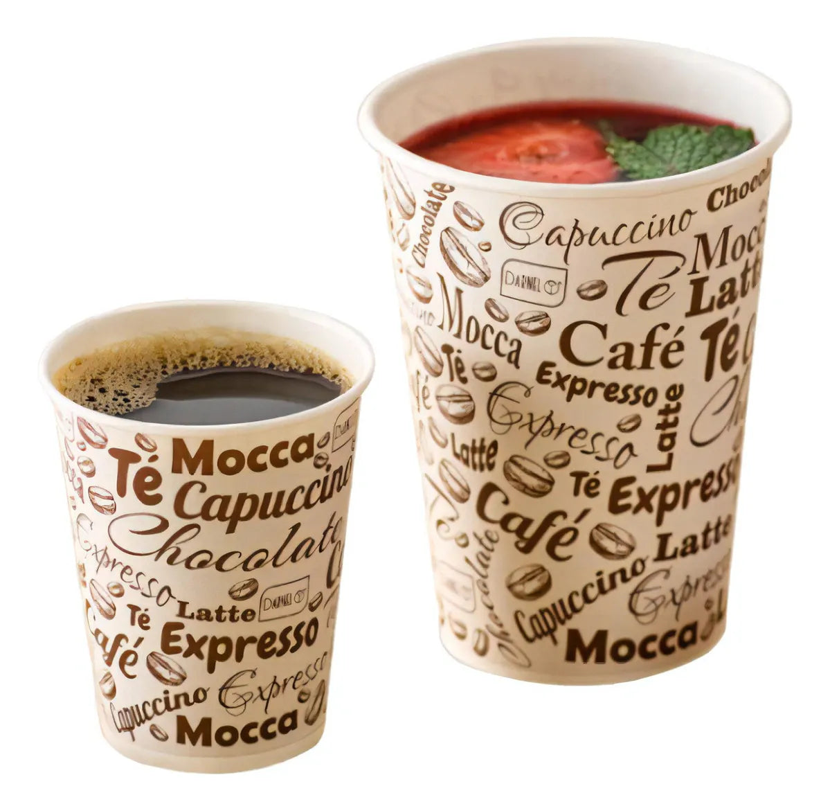 Vaso Polipapel 6 oz Diseño Café (1.000 Unidades)