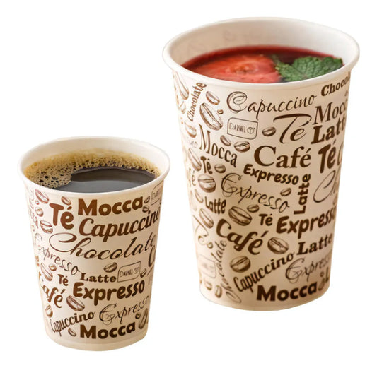 Vaso Polipapel 6 oz Diseño Café (1.000 Unidades)