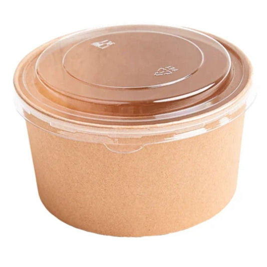 Bowl Kraft 1.000 cc c/ Tapa - OmniPack