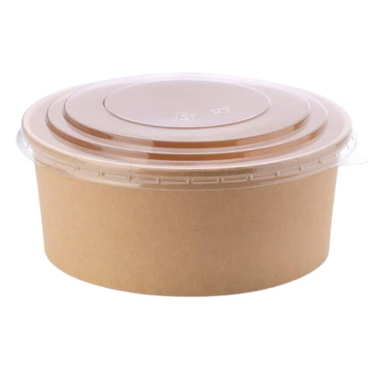 Bowl Kraft 500 cc c/ Tapa (50 Unidades) - OmniPack