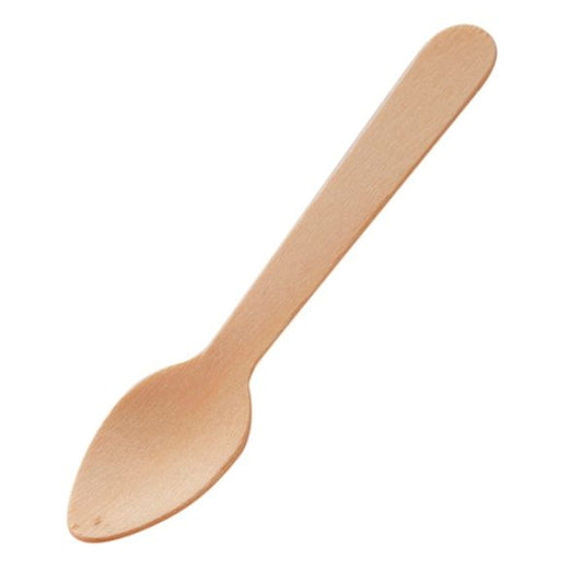 Cuchara De Madera Café / Té 11 Cm (1.000 Unidades) - OmniPack