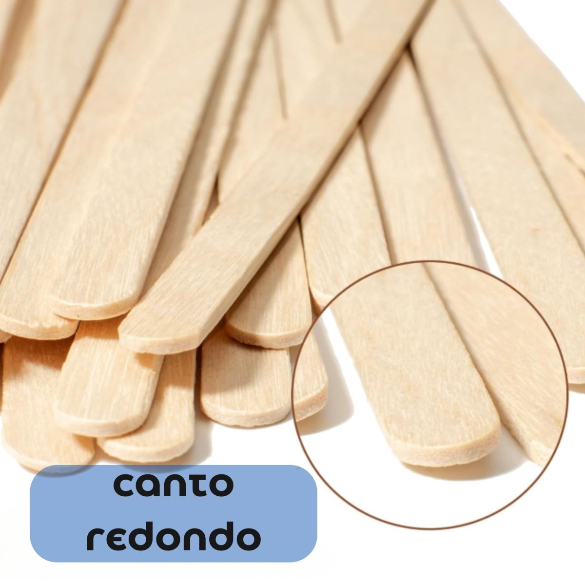 Palitos de Madera Para Revolver Café 14 cm (1.000 Unidades) - OmniPack
