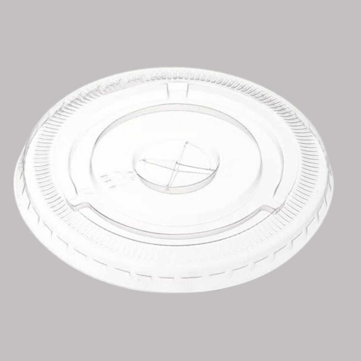Tapa Plana PET c/ Perforación para Vaso 16 oz (1.000 Unidades) - OmniPack