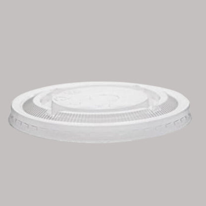 Tapa Plana PET c/ Perforación para Vaso 16 oz (1.000 Unidades) - OmniPack