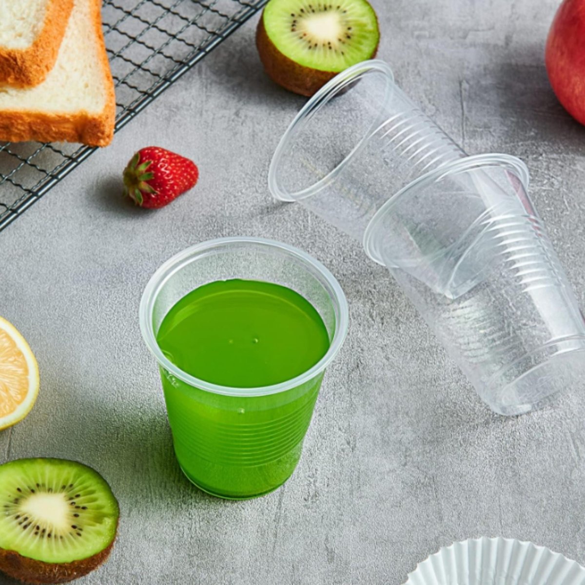 Vaso Plástico Desechable Transparente 200 cc (1.000 Unidades) - OmniPack