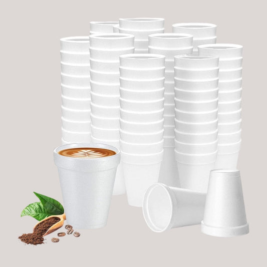 Vaso Plumavit Térmico Desechable 8 oz / 240 cc (1.000 Unidades) - OmniPack