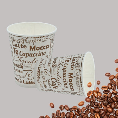 Vaso Polipapel 8 oz Diseño Café (1.000 Unidades) - OmniPack