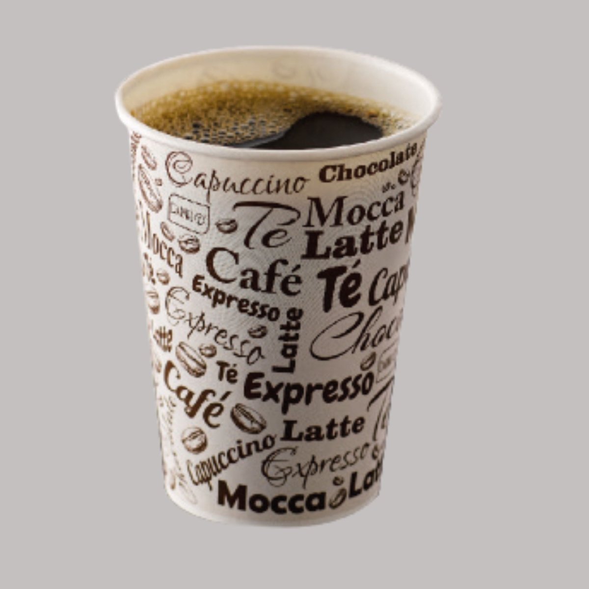 Vaso Polipapel 8 oz Diseño Café (1.000 Unidades) - OmniPack