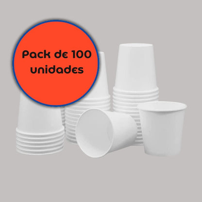 Vaso Polipapel Blanco de 4 oz (100 Unidades) - OmniPack