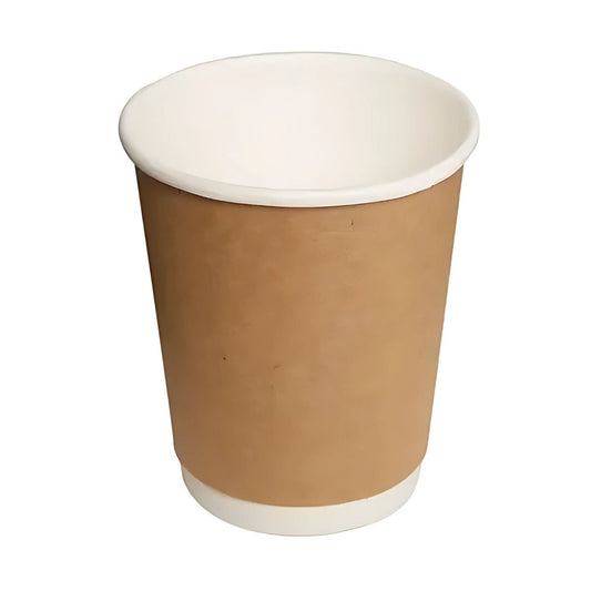 Vaso Polipapel Kraft Doble Capa De 8 Oz (500 Unidades) - OmniPack